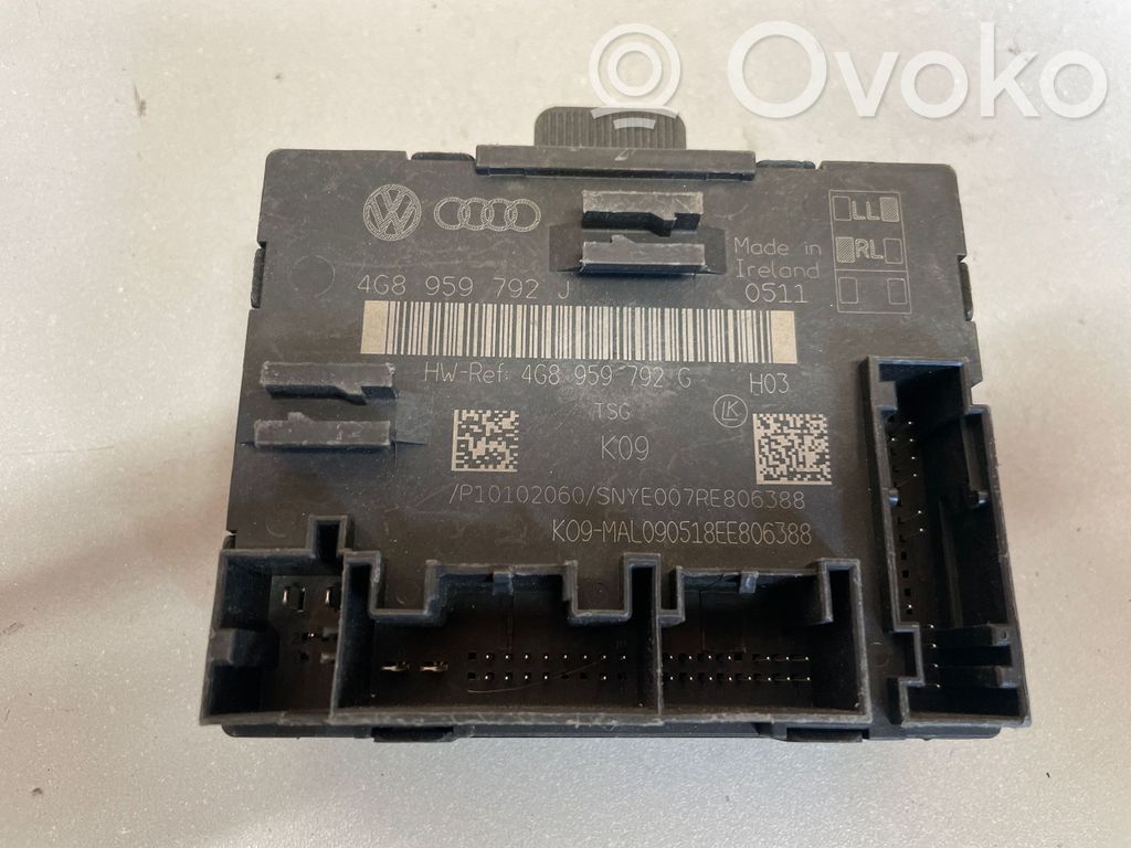 Audi A6 S6 C7 4G Door control unit/module 