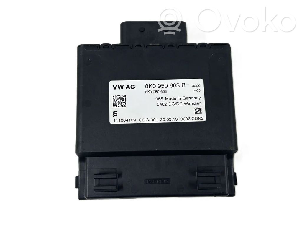 Audi A5 8T 8F Modulo del convertitore di tensione/trasformatore 