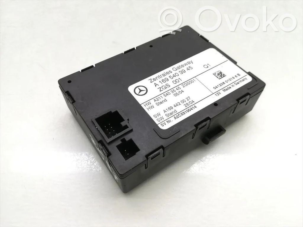 Mercedes-Benz A W169 Unidad de control/módulo del control remoto 