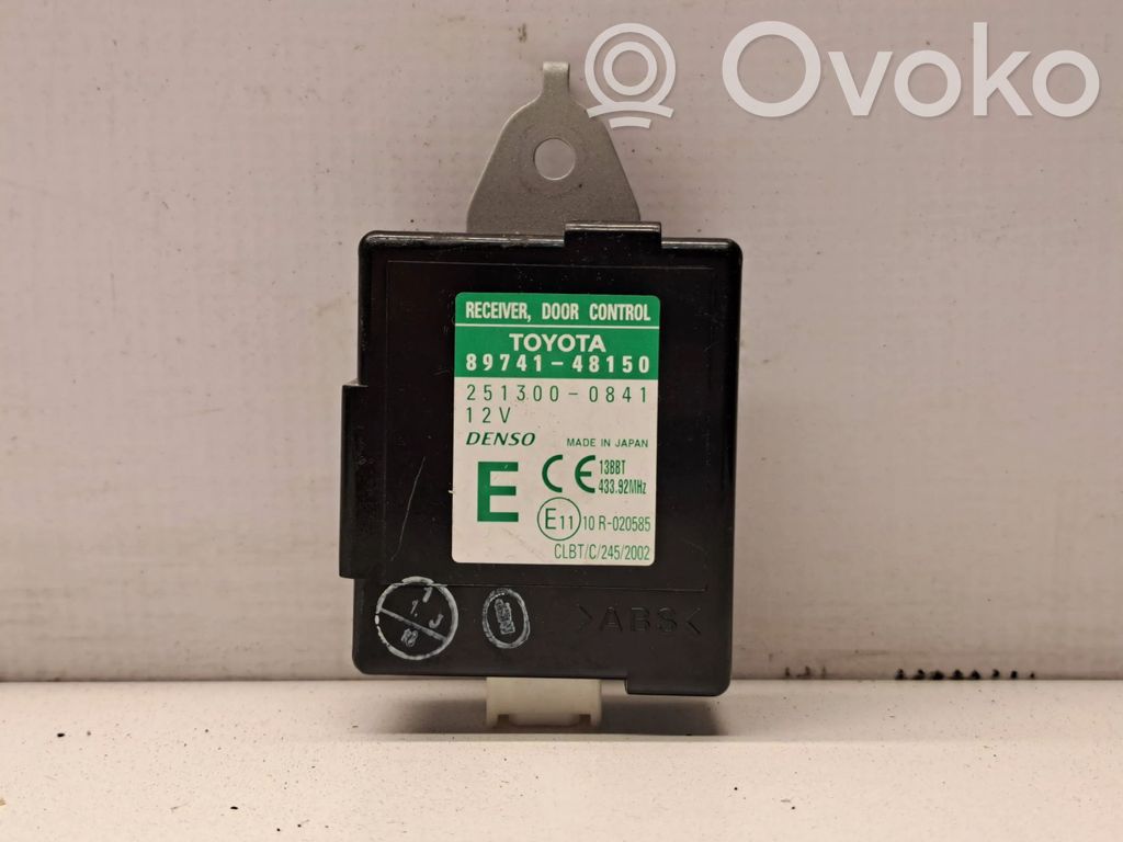 Lexus RX 330 - 350 - 400H Durų elektronikos valdymo blokas 