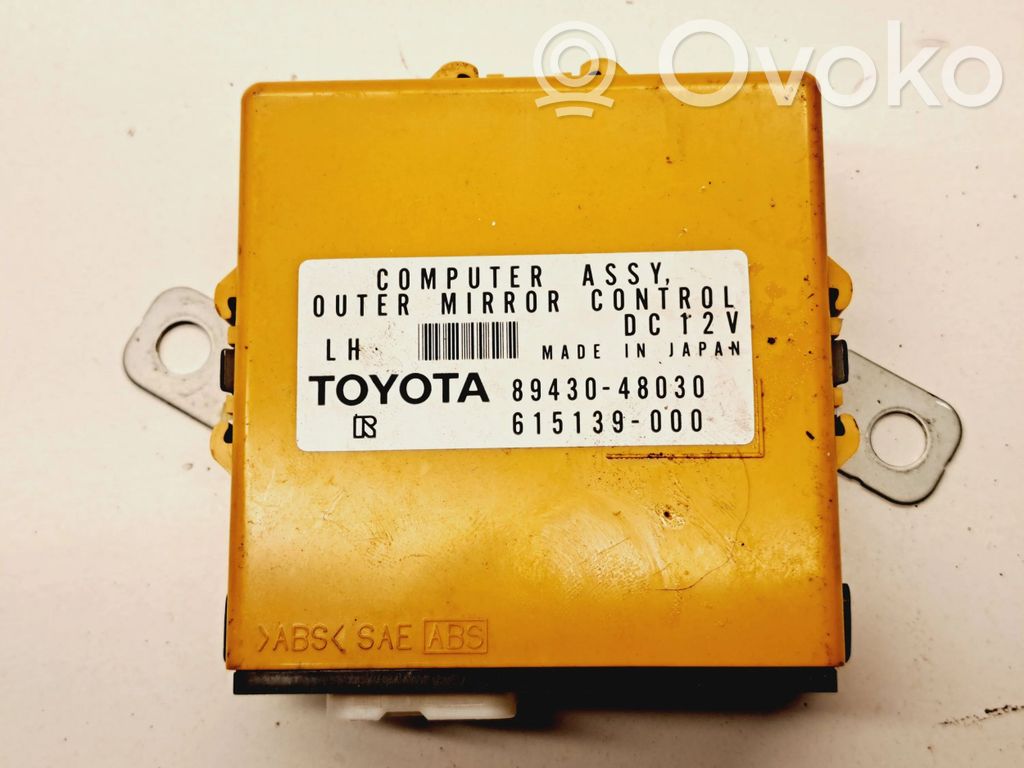 Lexus RX 330 - 350 - 400H Wing mirror control module 