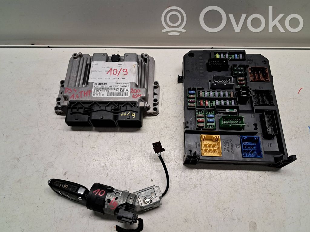 Citroen DS4 Engine ECU kit and lock set 