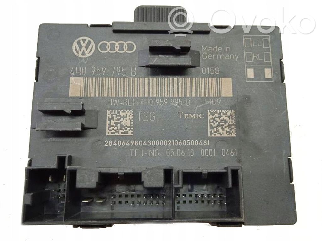 Audi A8 S8 D4 4H Unidad de control/módulo de carrocería central 