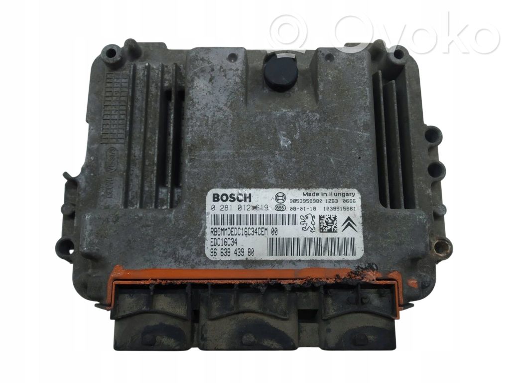 Peugeot Partner Engine control unit/module 