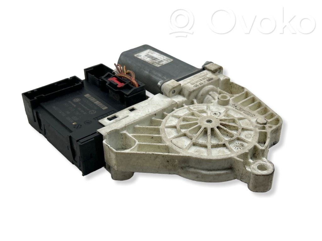 Volkswagen PASSAT B6 Silnik regulatora szyby drzwi przednich 