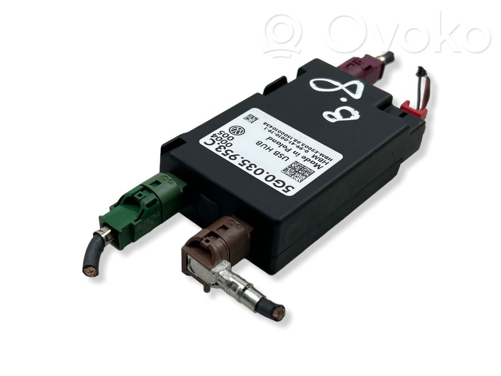 Volkswagen PASSAT B8 USB interface control unit module 