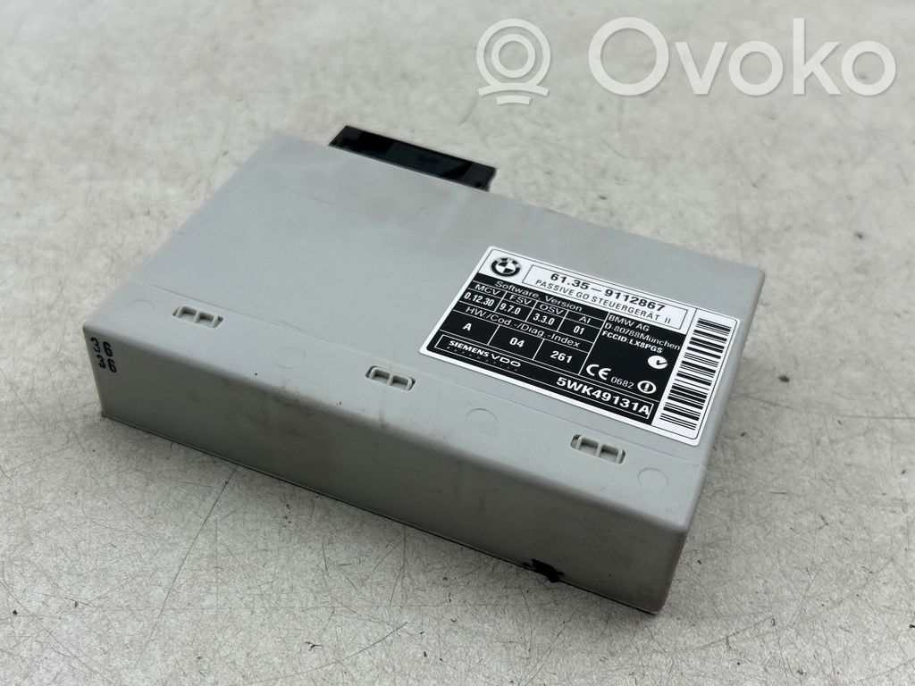 BMW 5 E60 E61 Keyless go vadības bloks 