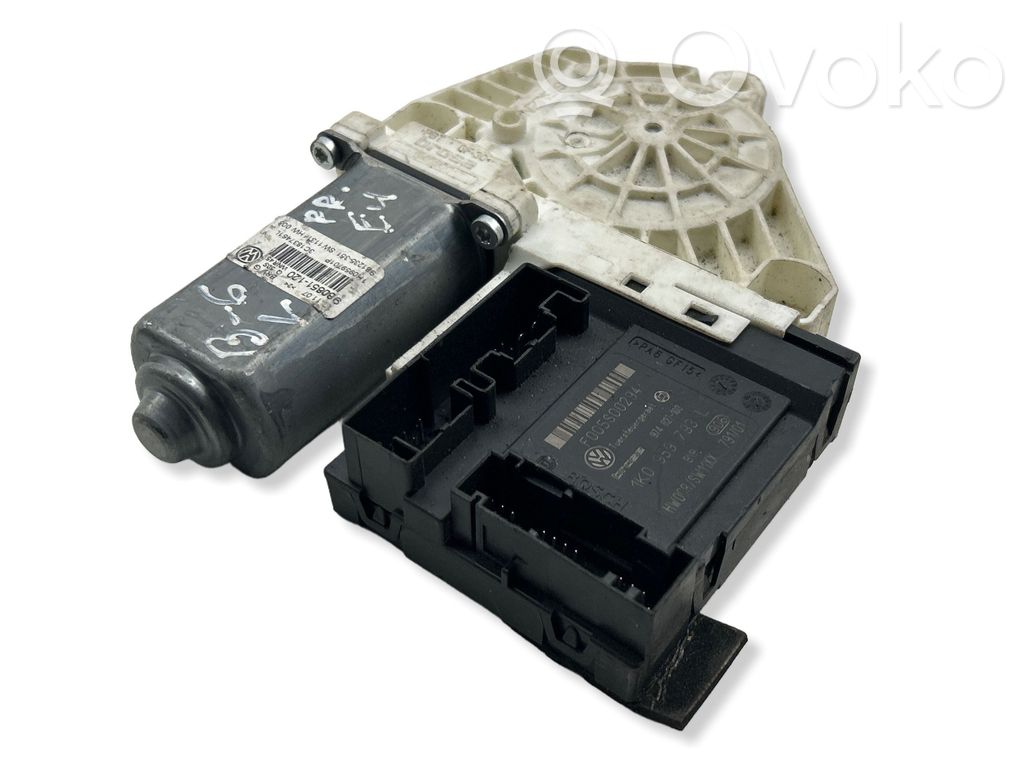 Volkswagen PASSAT B6 Motor del regulador de la ventanilla de la puerta delantera