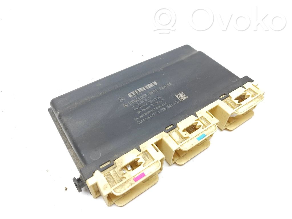 Mercedes-Benz B W246 W242 Module de commande de siège 