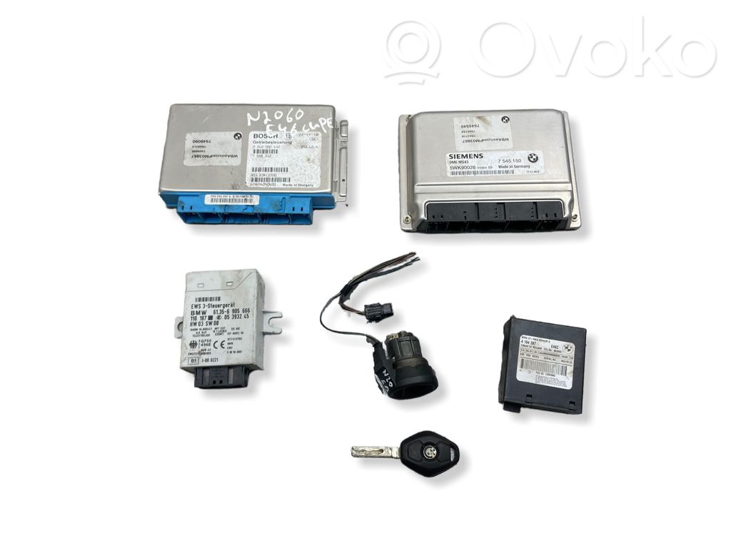 BMW 3 E46 Engine ECU kit and lock set 