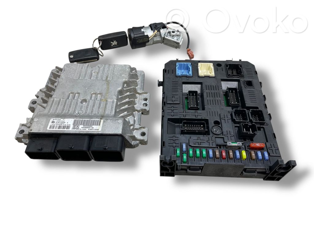 Peugeot 308 Engine ECU kit and lock set 