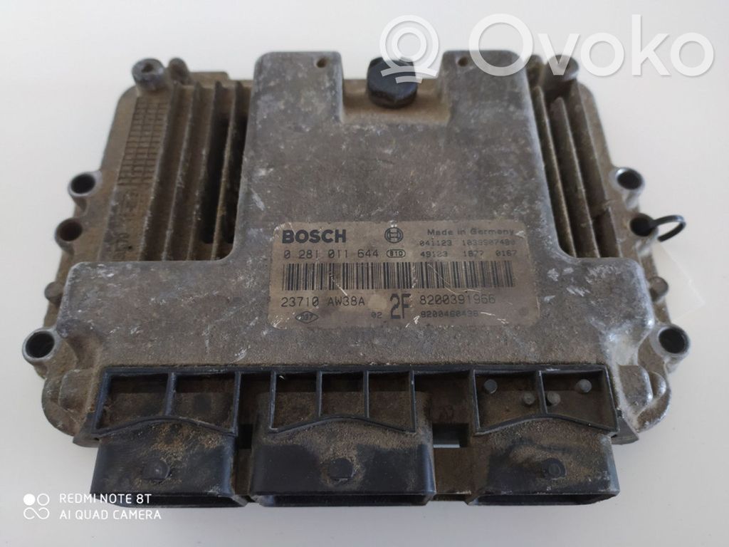 Engine control unit/module   0281011644,8200391966,8200460436