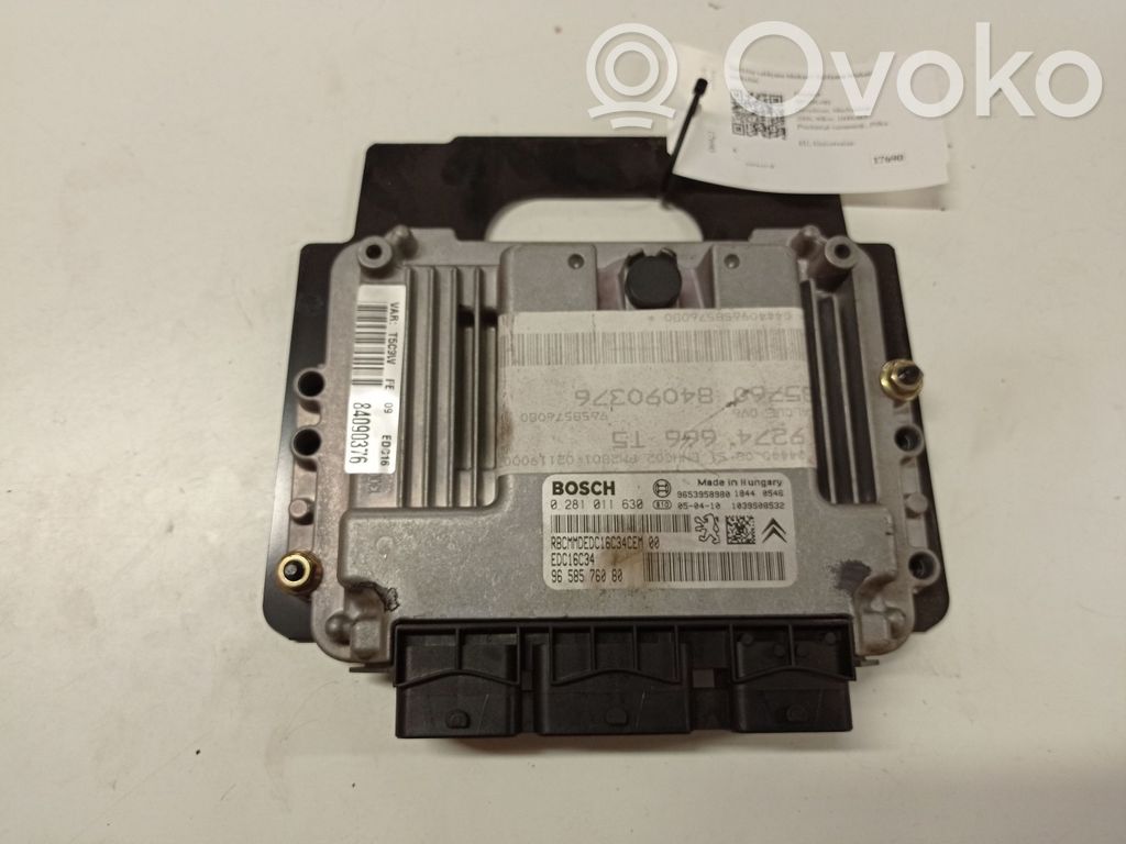 Peugeot 307 Engine control unit/module 