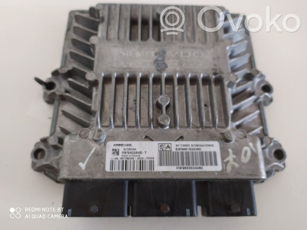 Peugeot 407 Engine control unit/module 