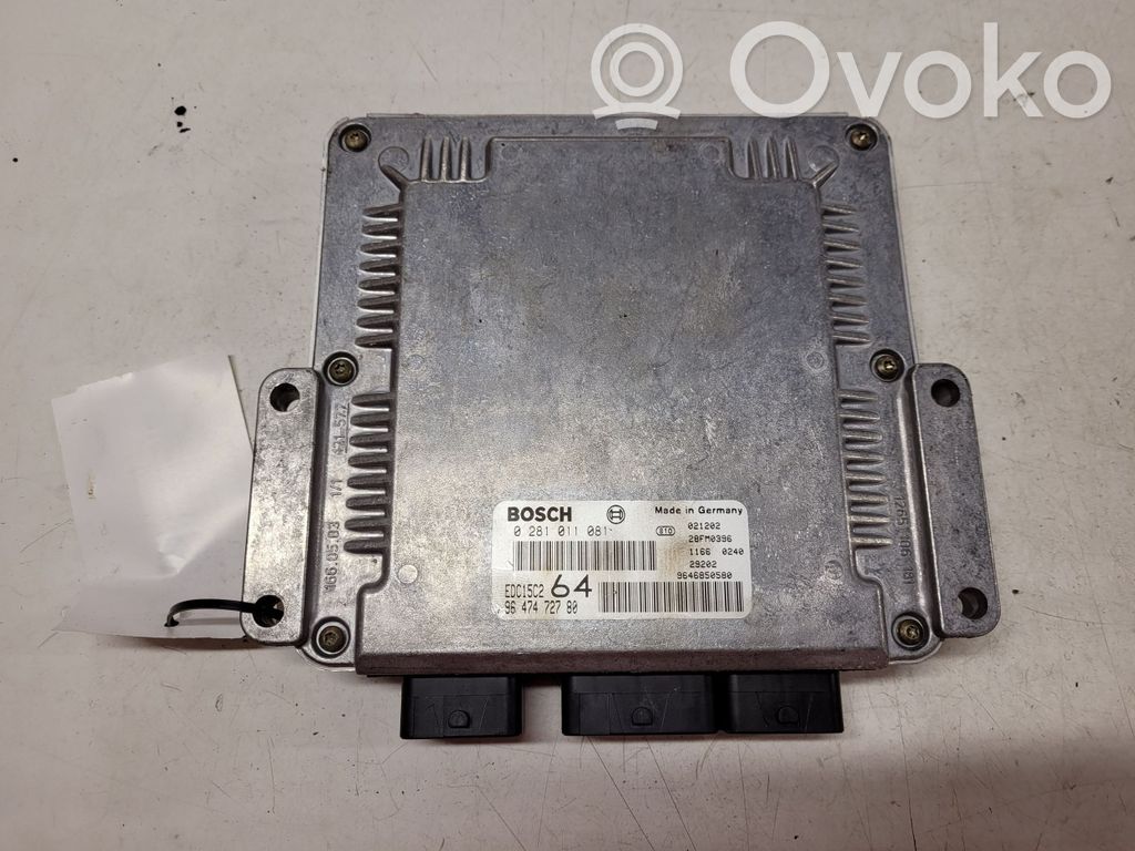 Peugeot 307 Engine control unit/module 