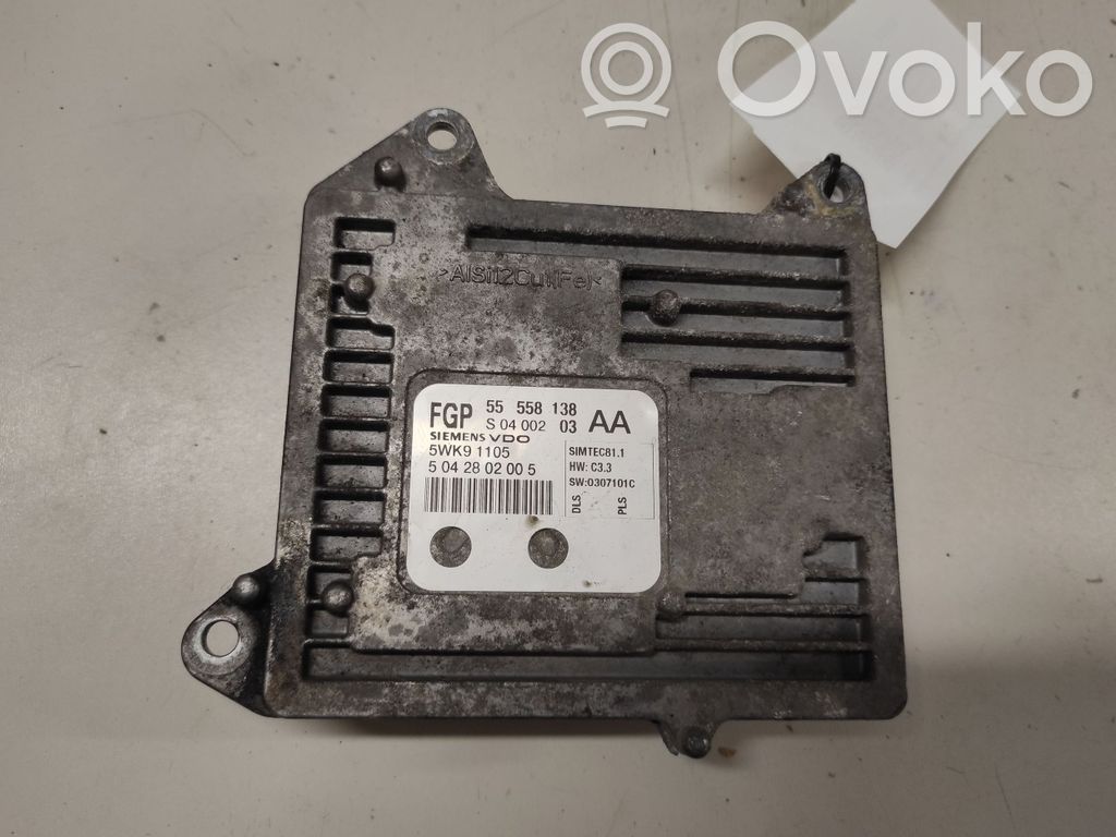 Engine control unit/module   55558138AA,S0400203,5WK91105