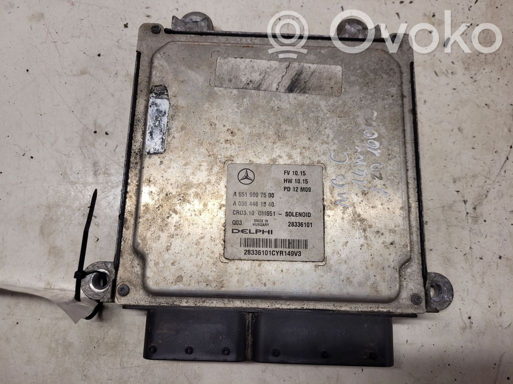 Mercedes-Benz C W204 Engine control unit/module 
