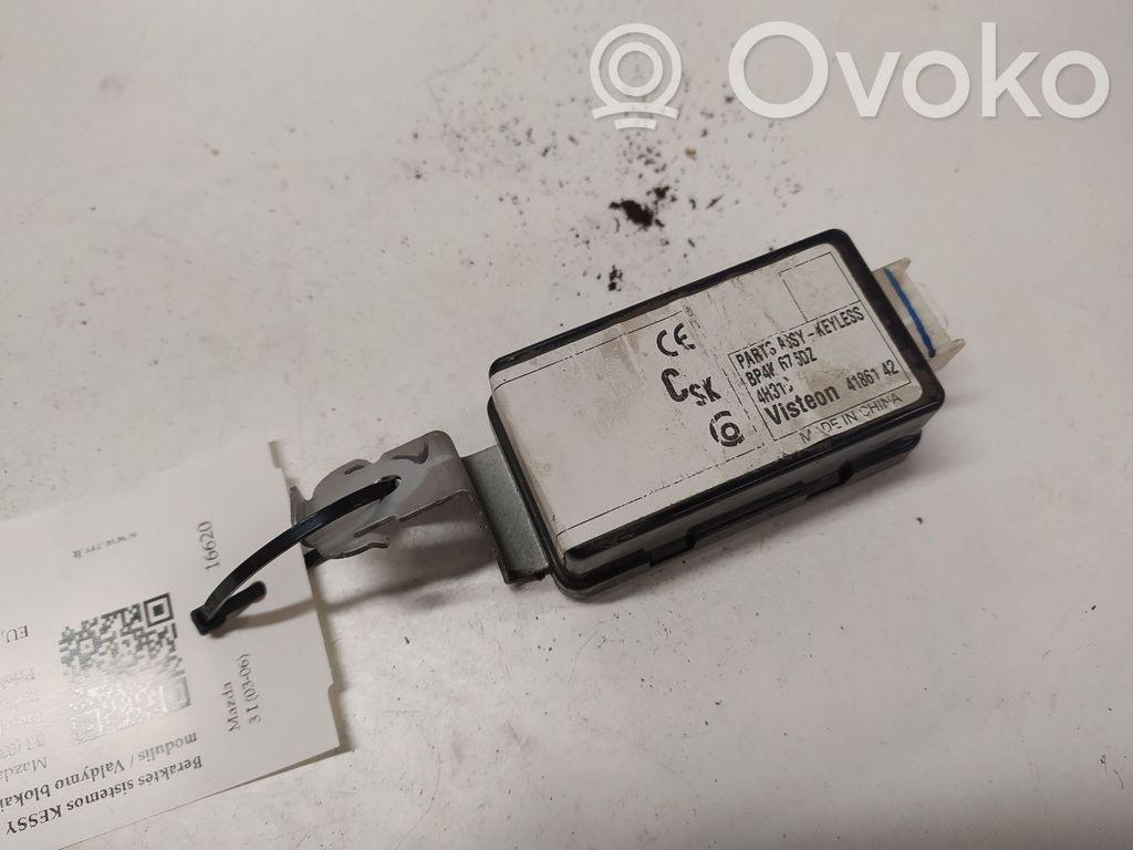Mazda 3 I Keyless (KESSY) go control unit/module 