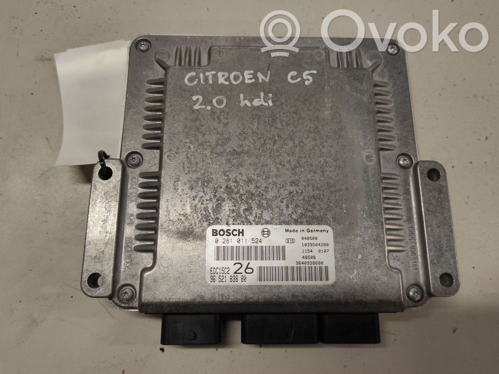 Citroen C5 Engine control unit/module 