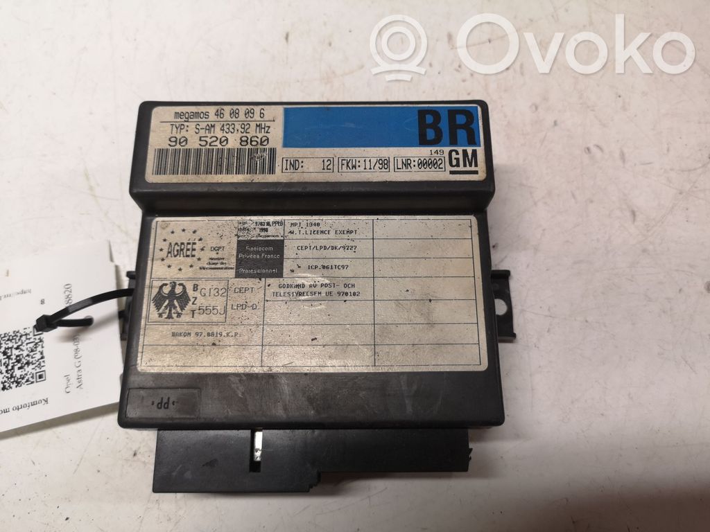 Opel Astra G Comfort/convenience module 