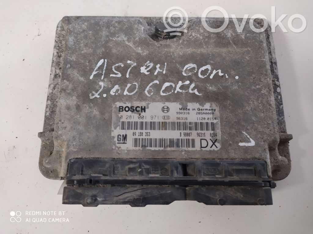 Opel Astra G Engine control unit/module 