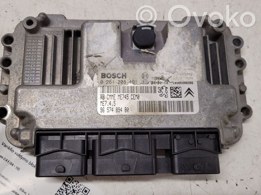 Citroen C4 I Engine control unit/module 
