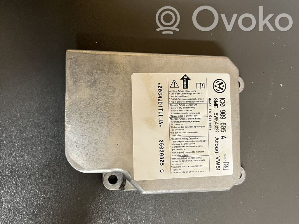 Volkswagen Transporter - Caravelle T5 Centralina/modulo airbag