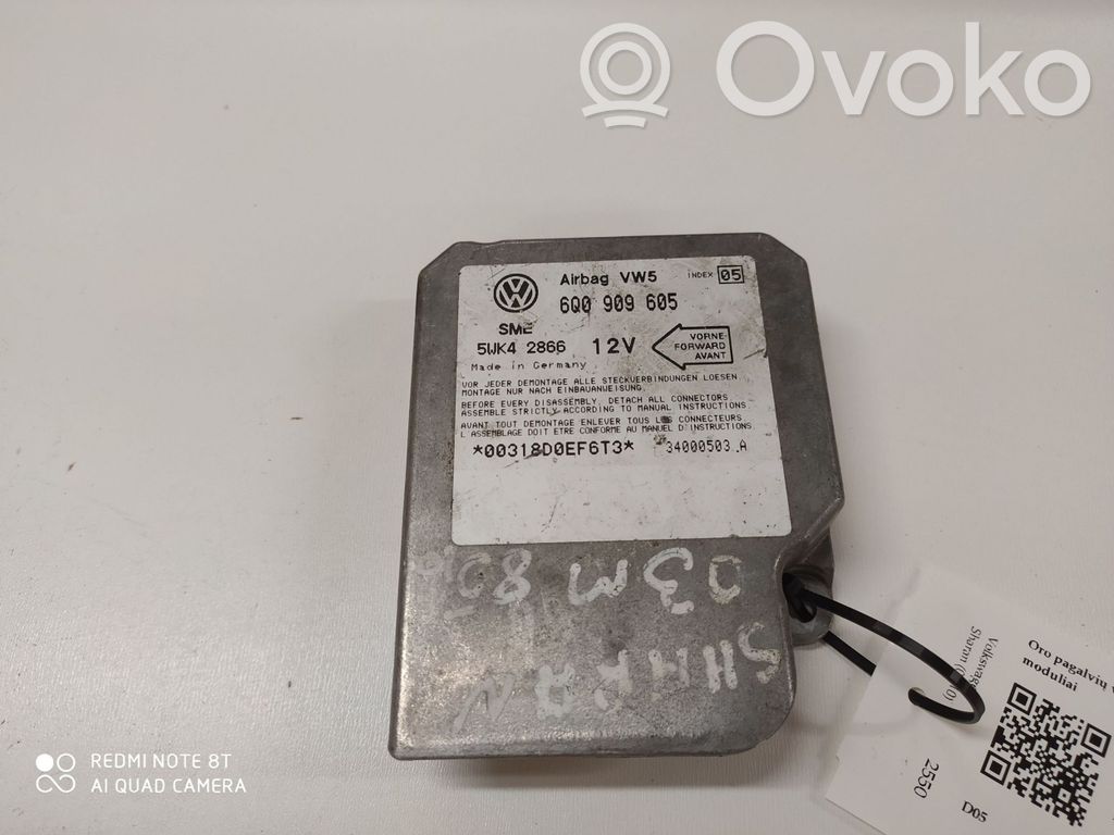Volkswagen Sharan Airbag control unit/module 