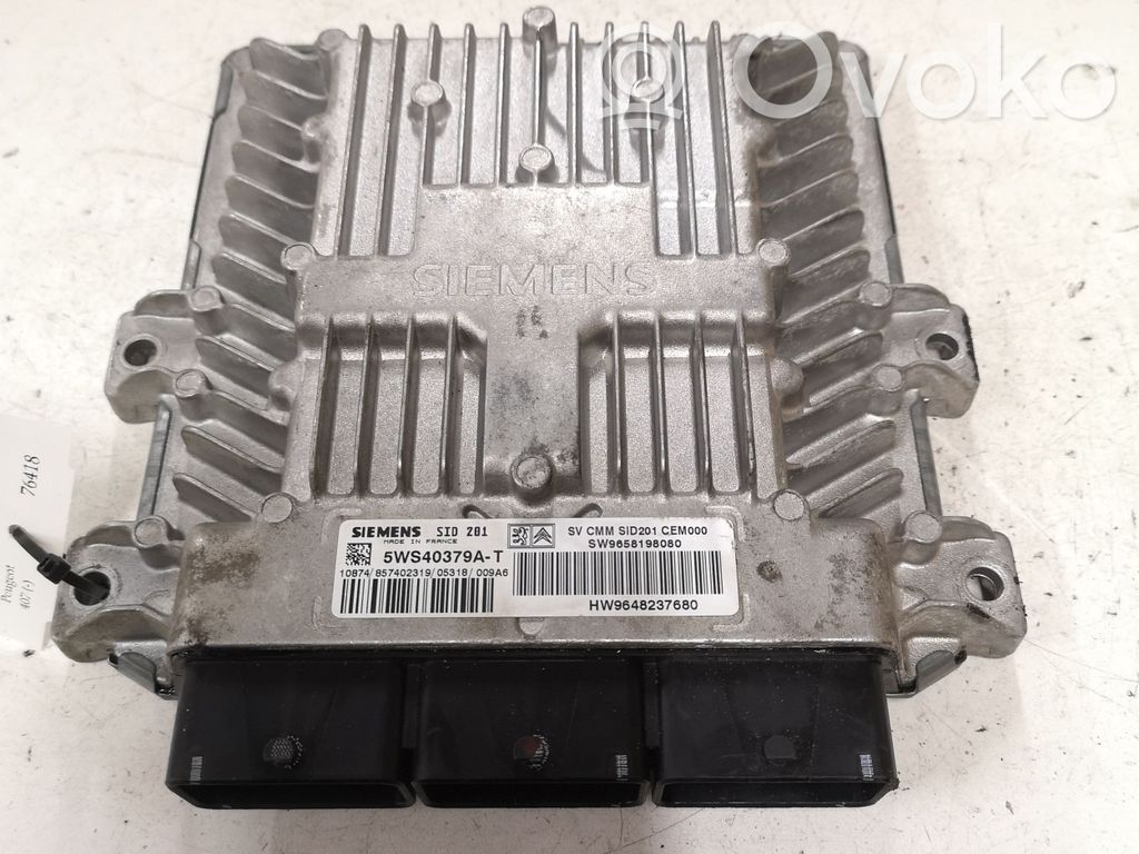 Peugeot 407 Engine control unit/module 