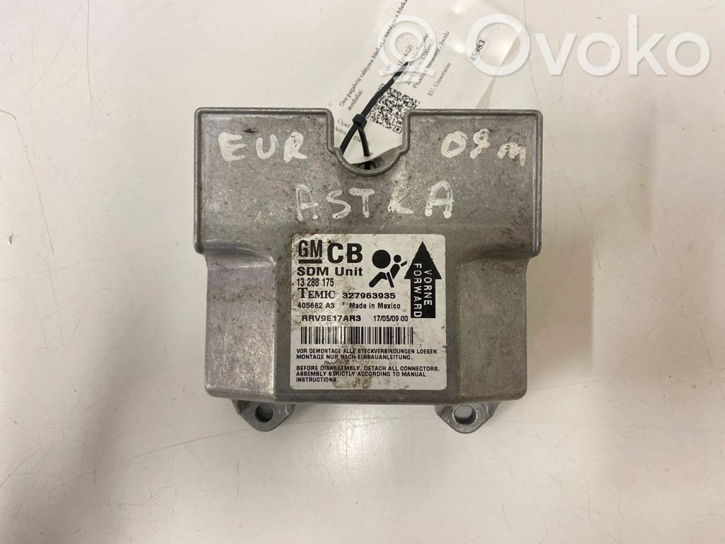 Opel Astra H Airbag control unit/module 