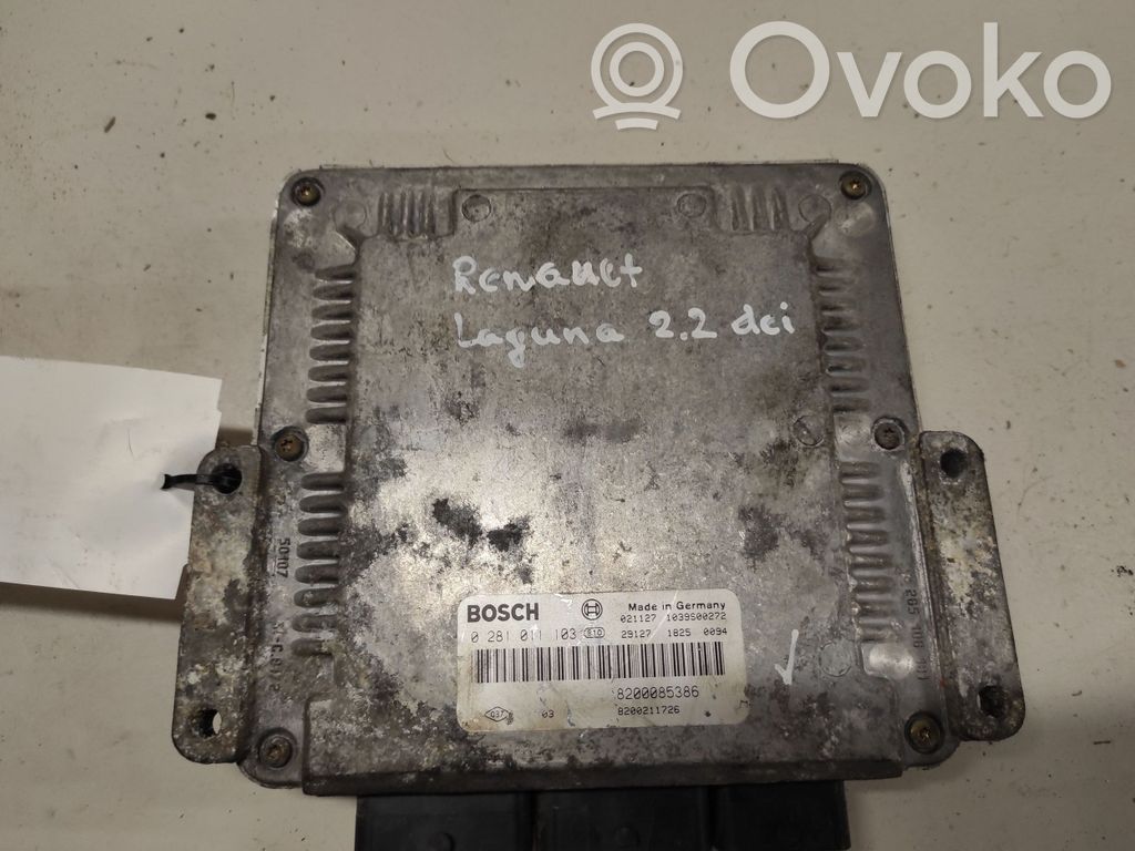 Renault Laguna II Engine control unit/module 