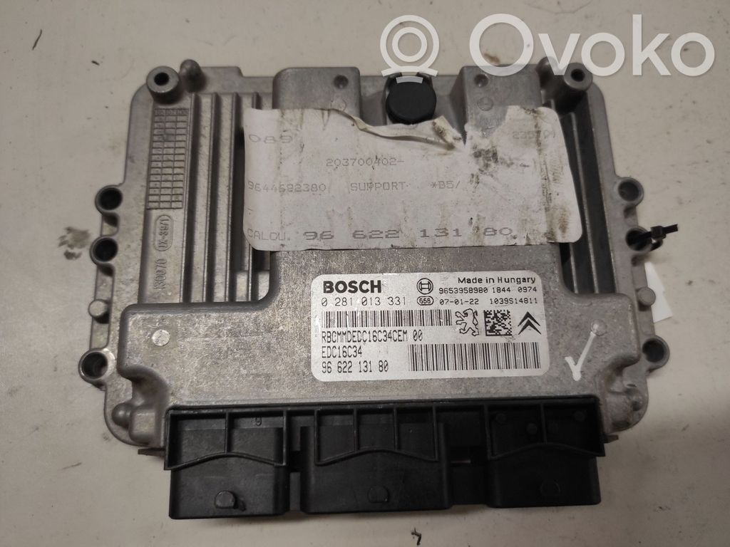 Peugeot 307 Engine control unit/module 