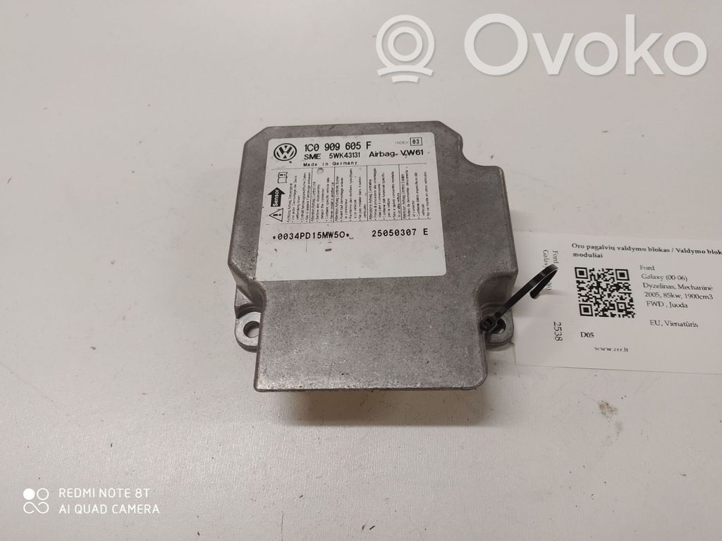 Ford Galaxy Airbag control unit/module 