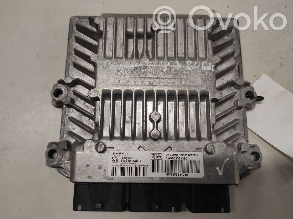Peugeot 407 Engine control unit/module 