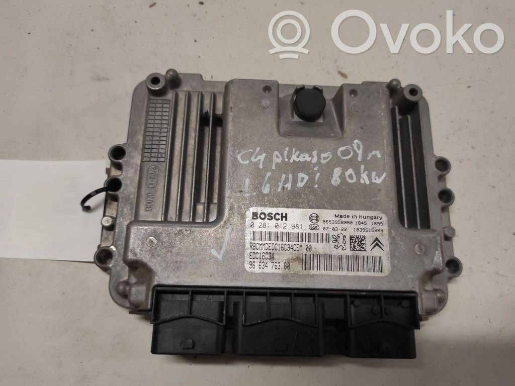Citroen C4 I Engine control unit/module 