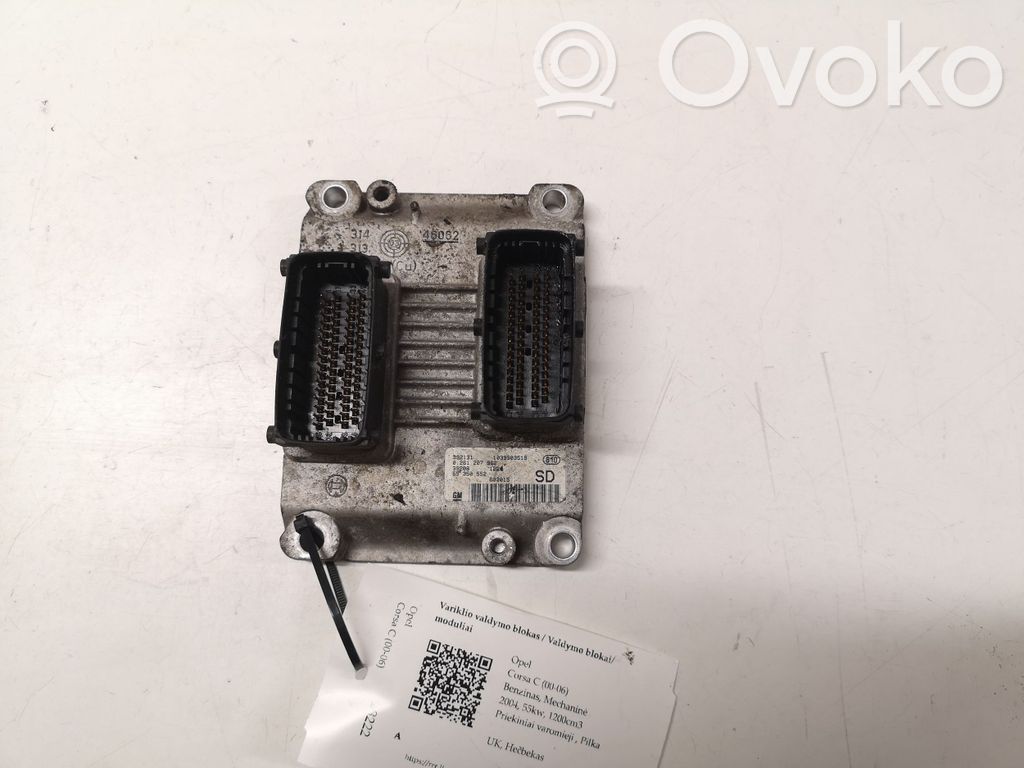 Opel Corsa C Engine control unit/module 