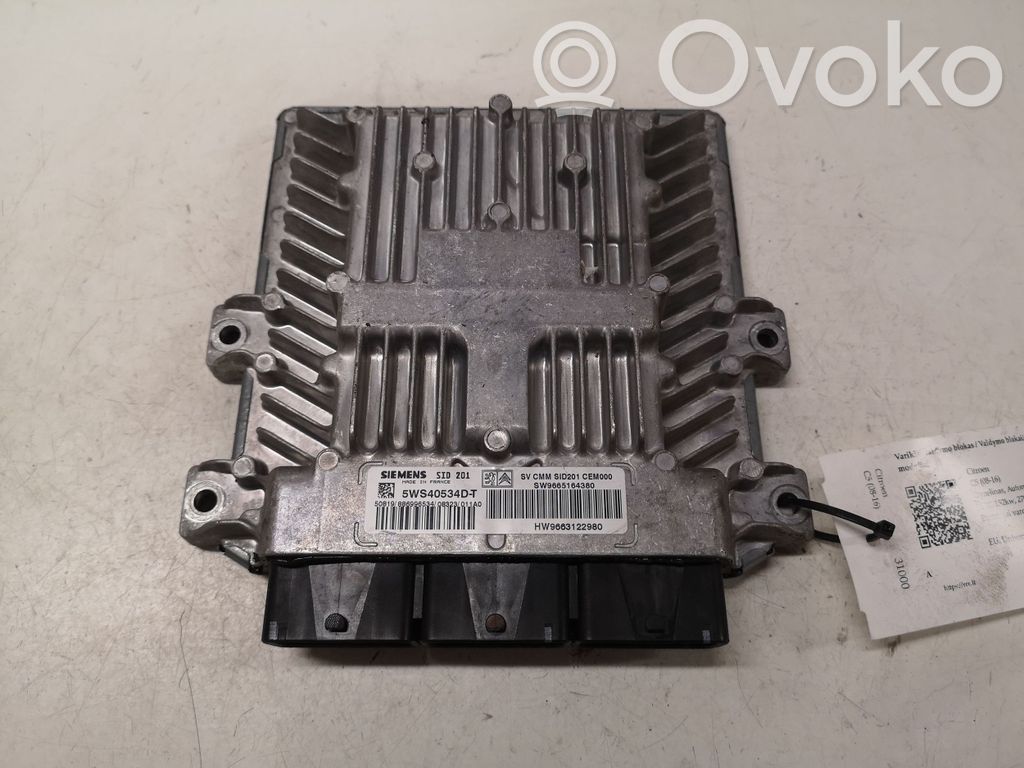Citroen C5 Engine control unit/module 