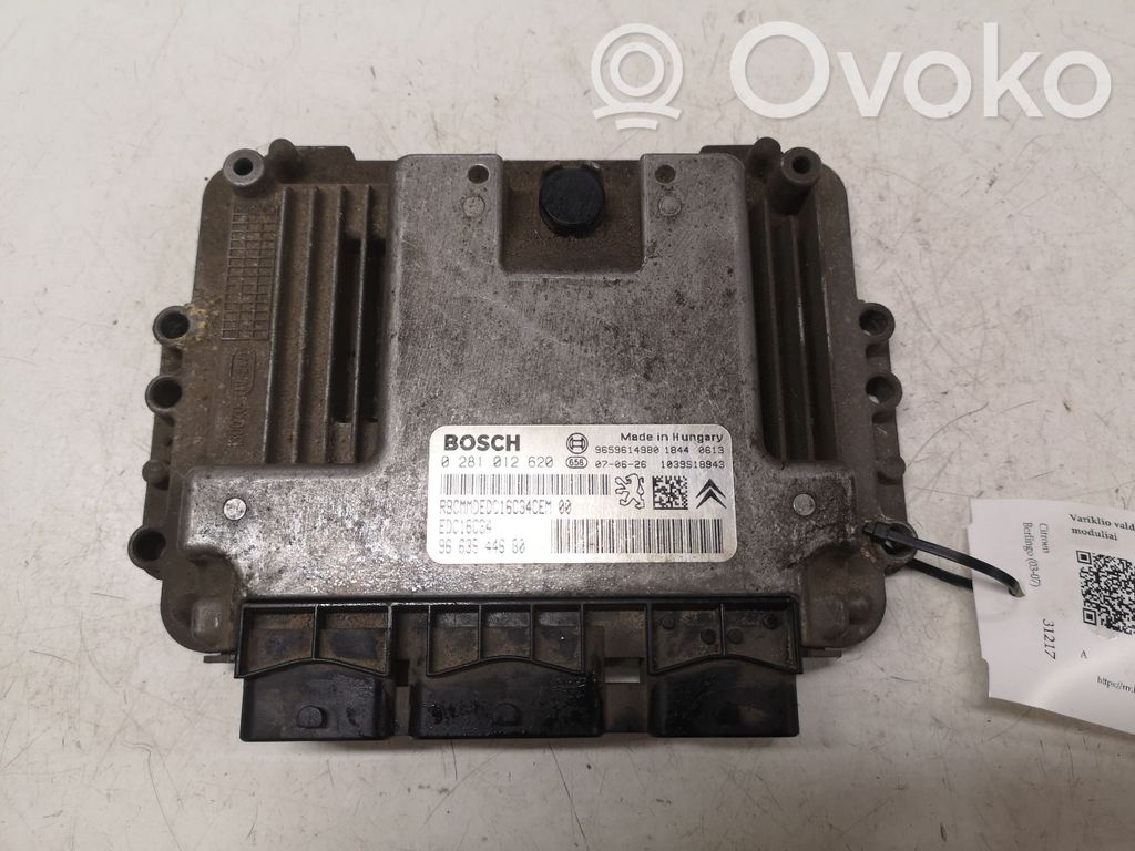 Citroen Berlingo Engine control unit/module 