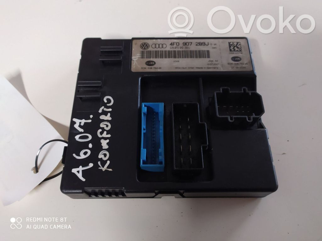 Audi A6 S6 C6 4F Comfort/convenience module 