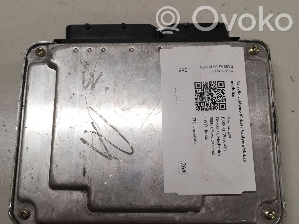 Volkswagen PASSAT B5 Engine control unit/module 