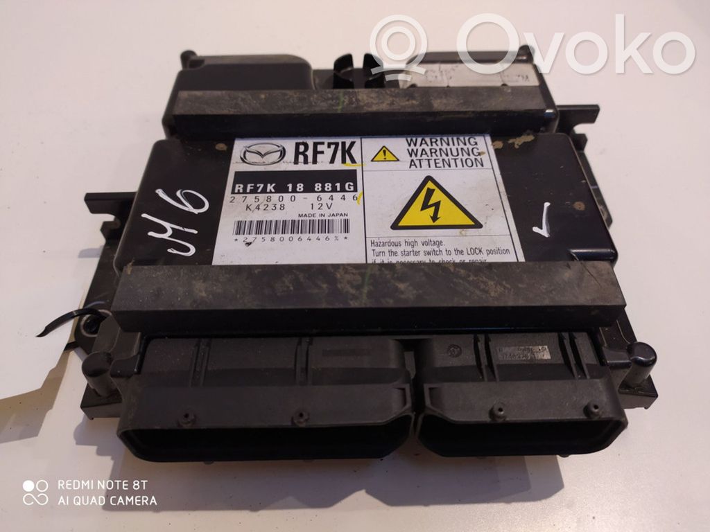 Engine control unit/module   RF7K18881G,2758006446,K4238
