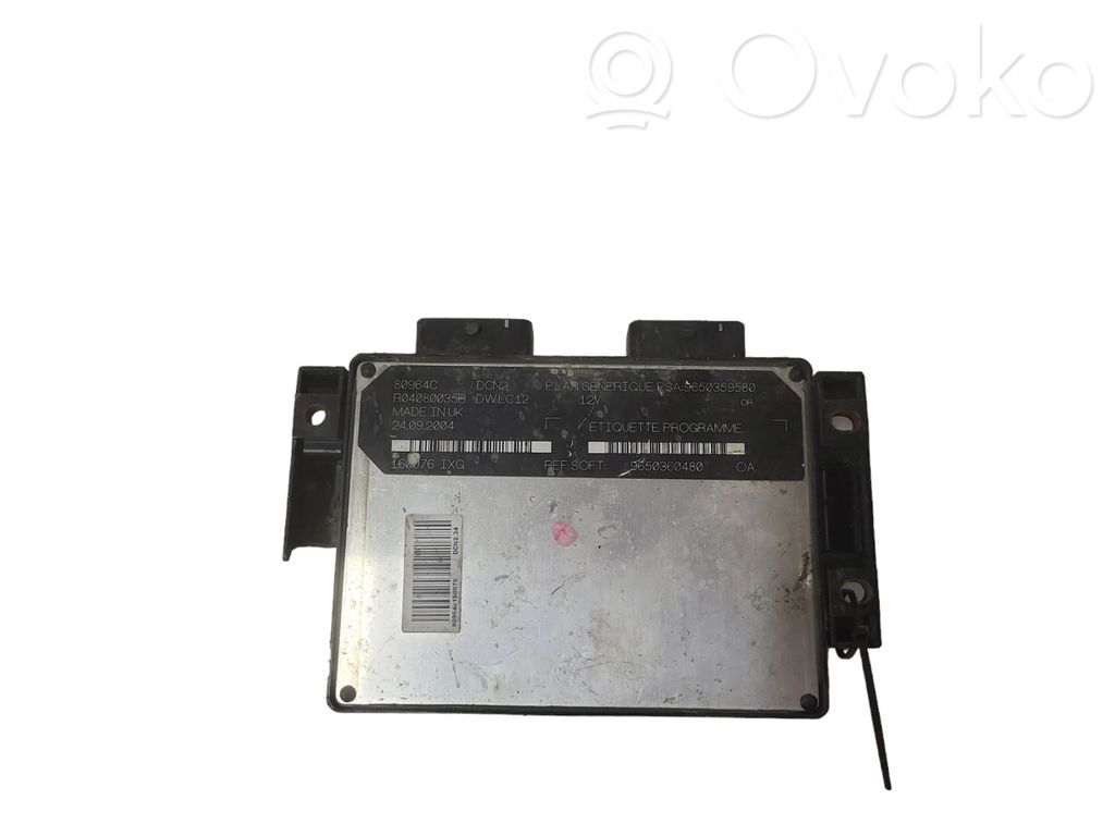 Citroen Berlingo Engine control unit/module 