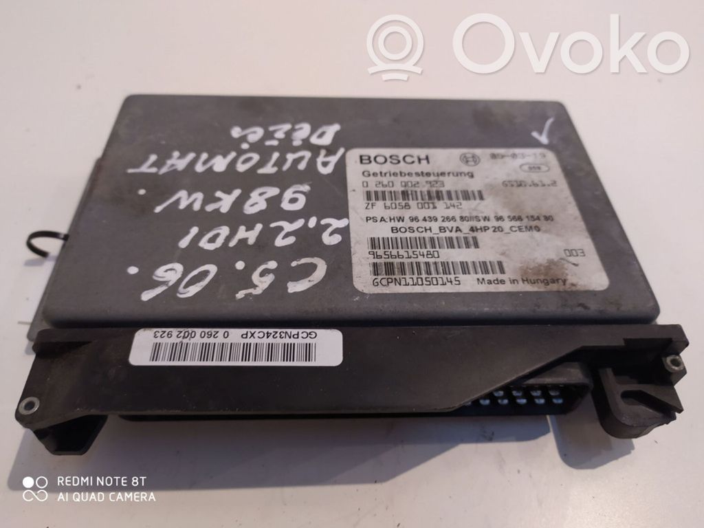 Citroen C5 Gearbox control unit/module 
