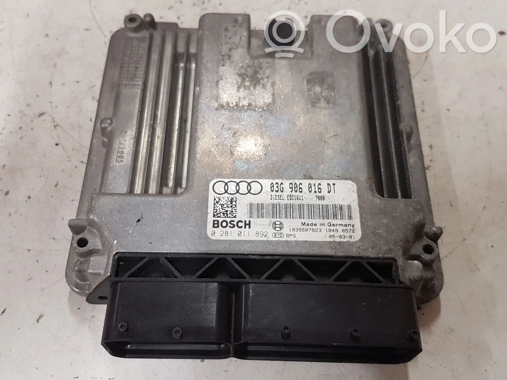 Audi A3 S3 8P Engine control unit/module 