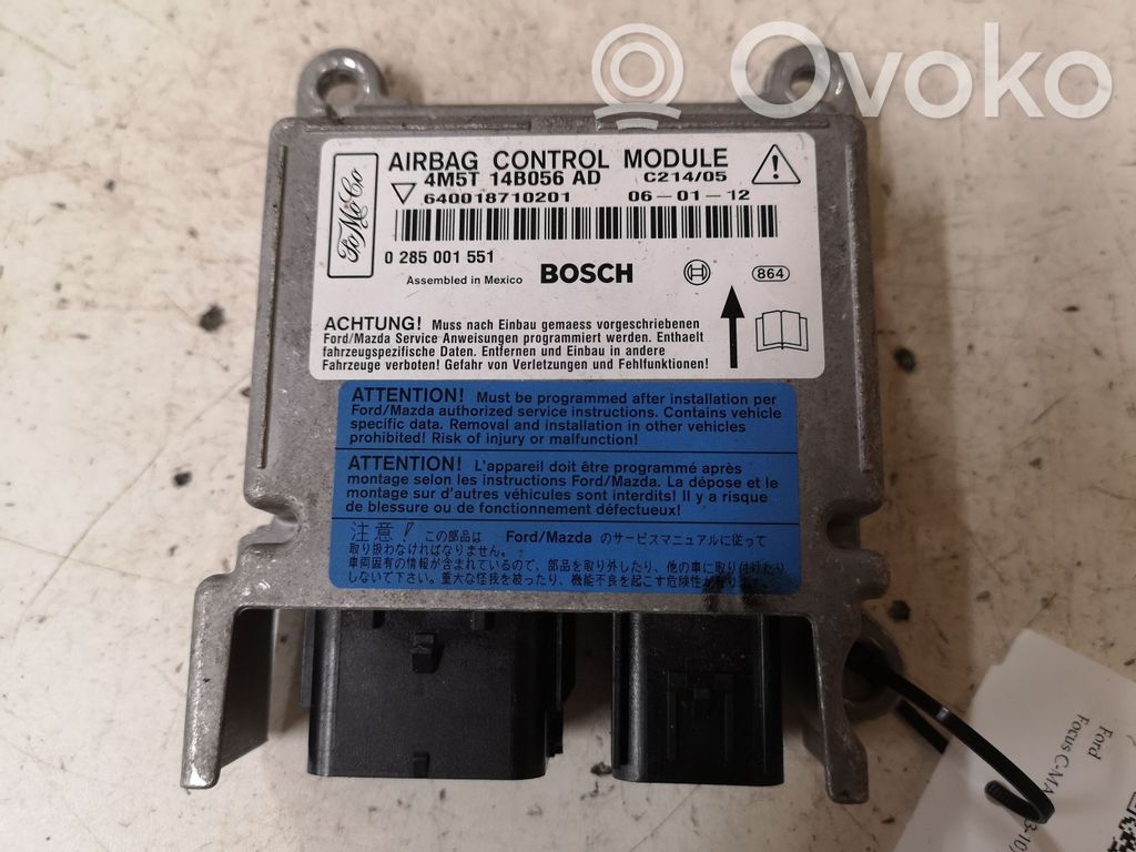 Ford Focus C-MAX Airbag control unit/module 