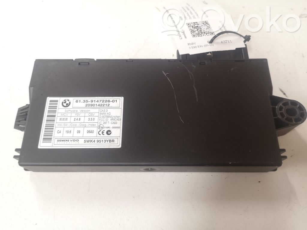 BMW 3 E90 E91 CAS control unit/module 