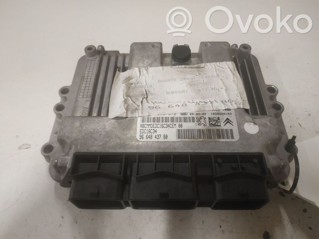 Peugeot 308 Engine control unit/module 