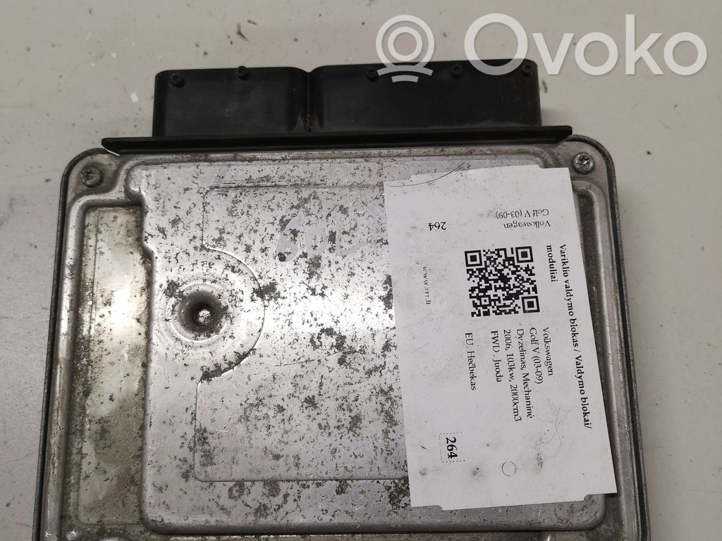 Volkswagen Golf V Engine control unit/module 