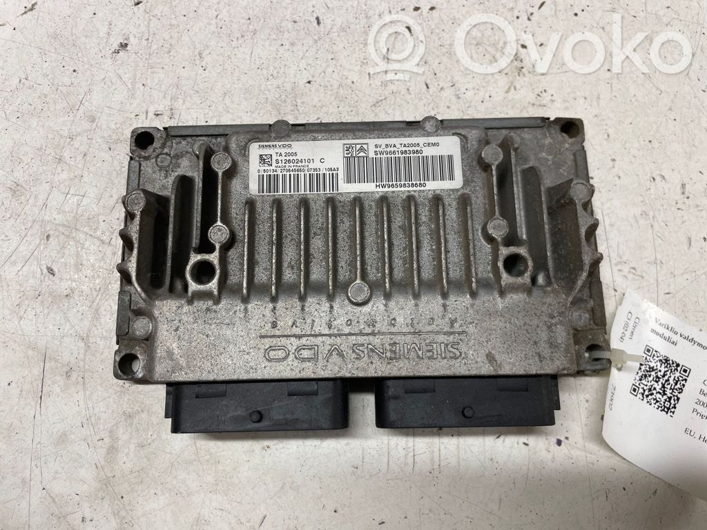 Citroen C3 Engine control unit/module 