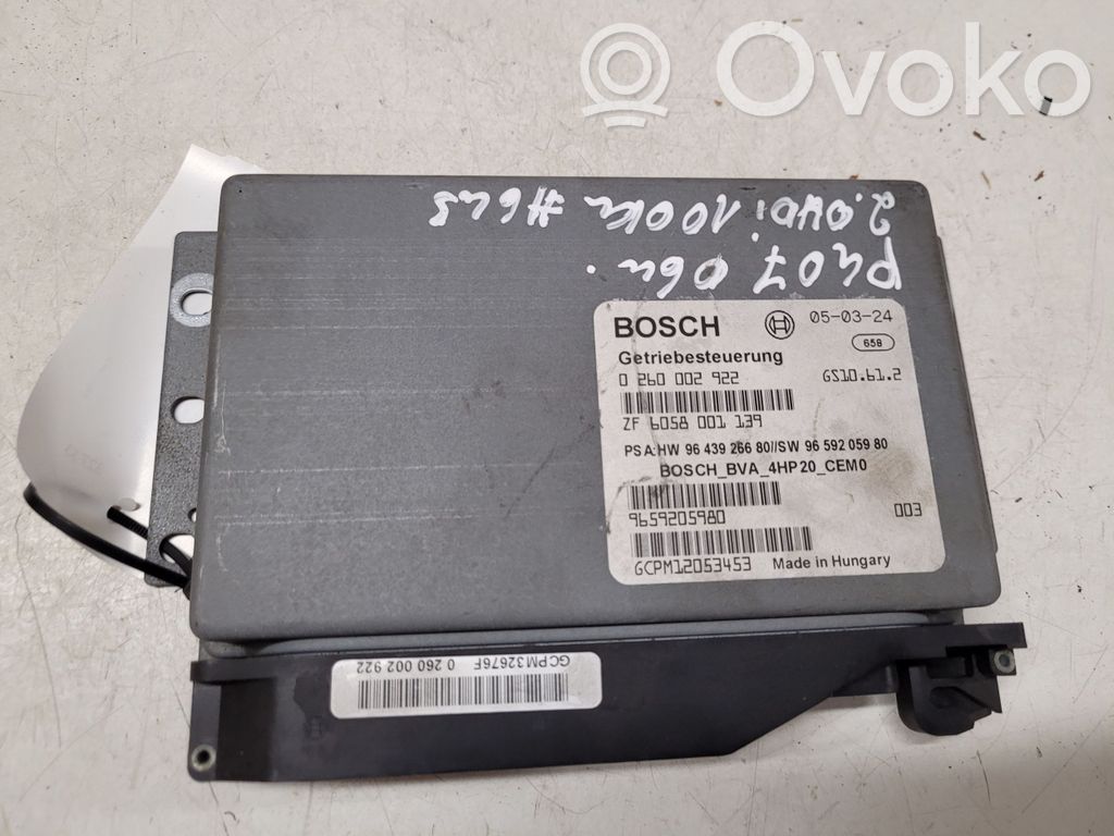 Peugeot 407 Gearbox control unit/module 
